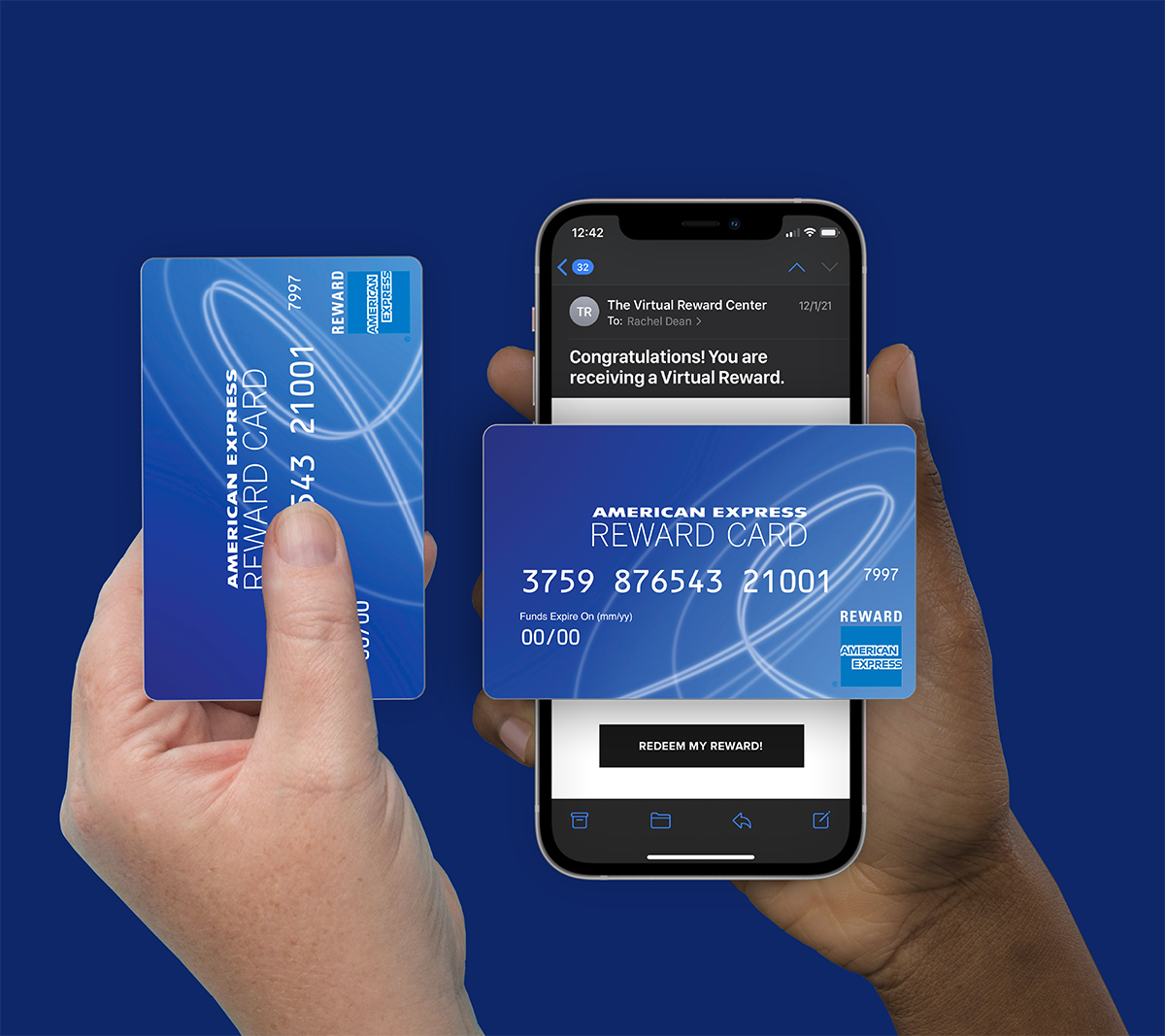 American Express Reward Card from Virtual Incentives