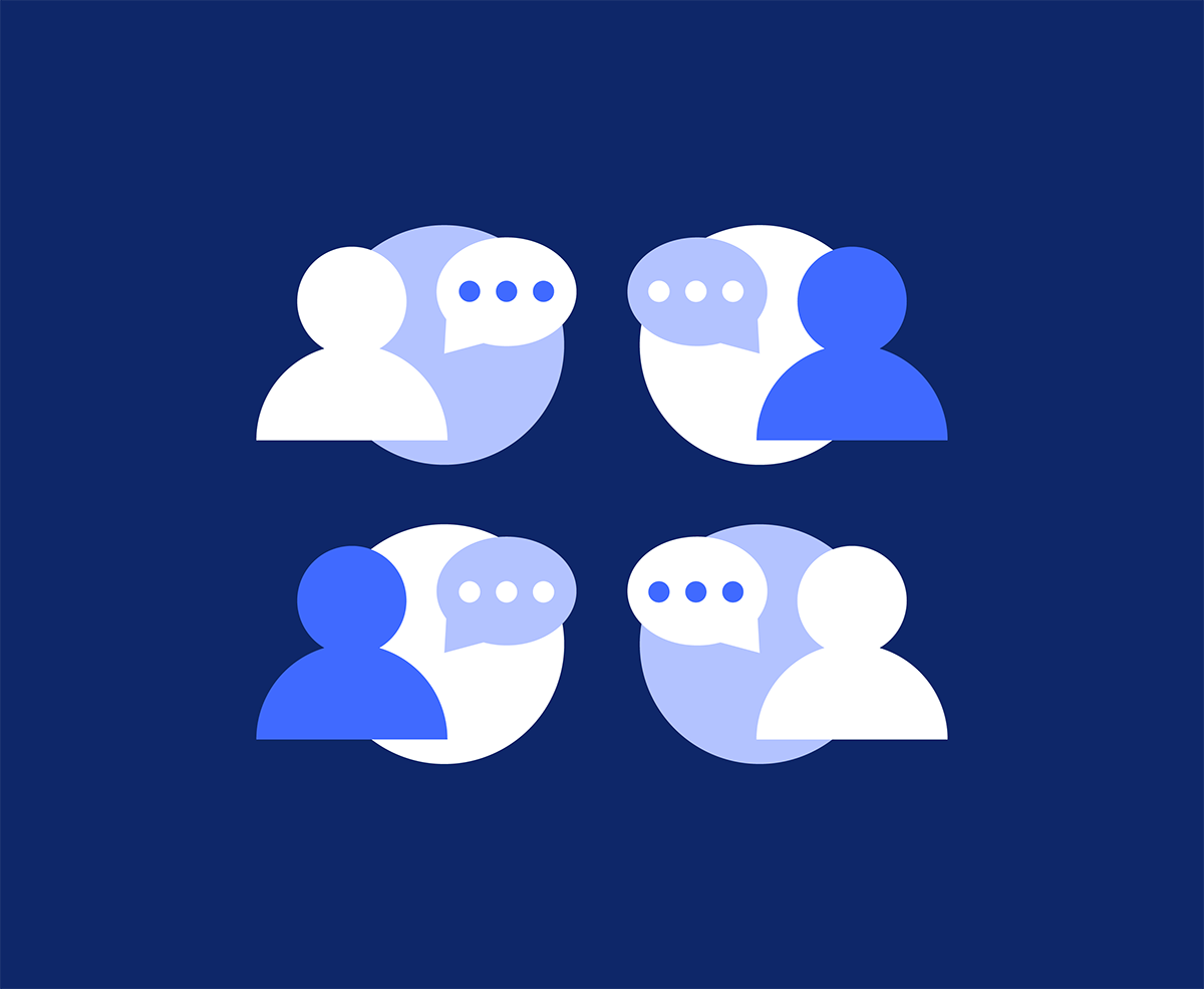 people chat bubble icon