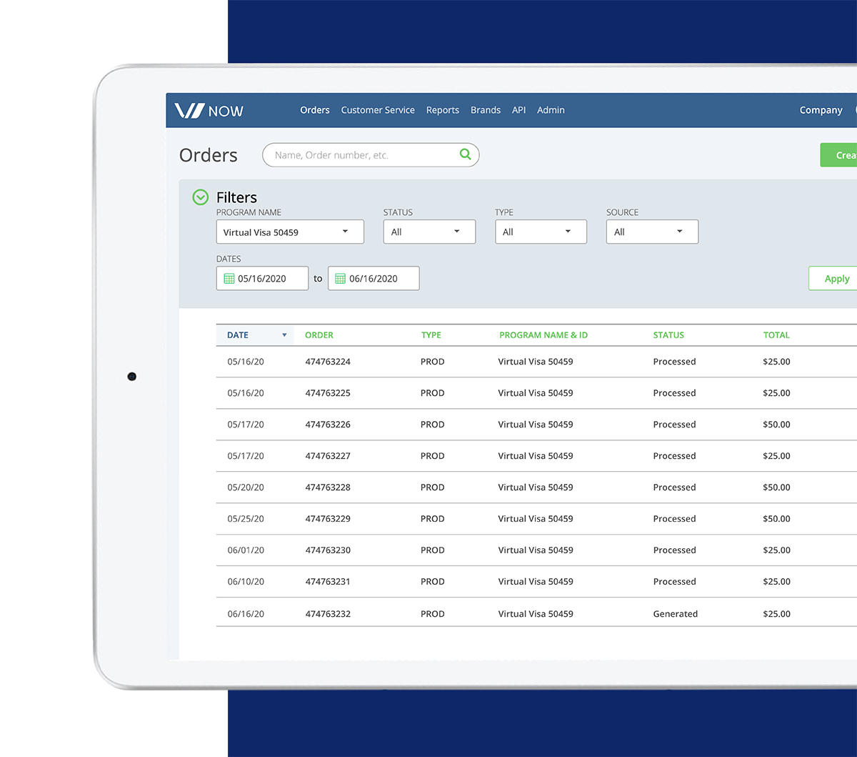 Virtual Incentives VI Now Platform example